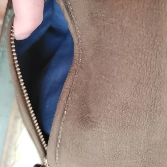 Jerome Dreyfuss Jacques Olive Green Leather Top Handle Adjustable Shoulder Strap - Picture 7 of 16